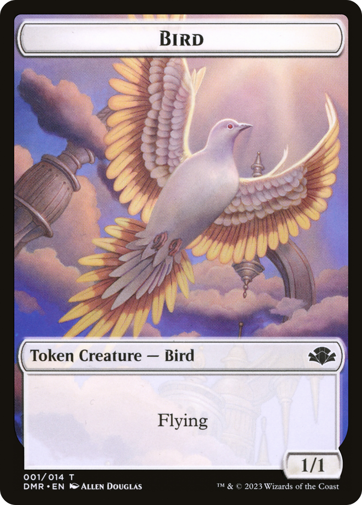 Bird (TDMR-001) [Dominaria Remastered Tokens] Foil