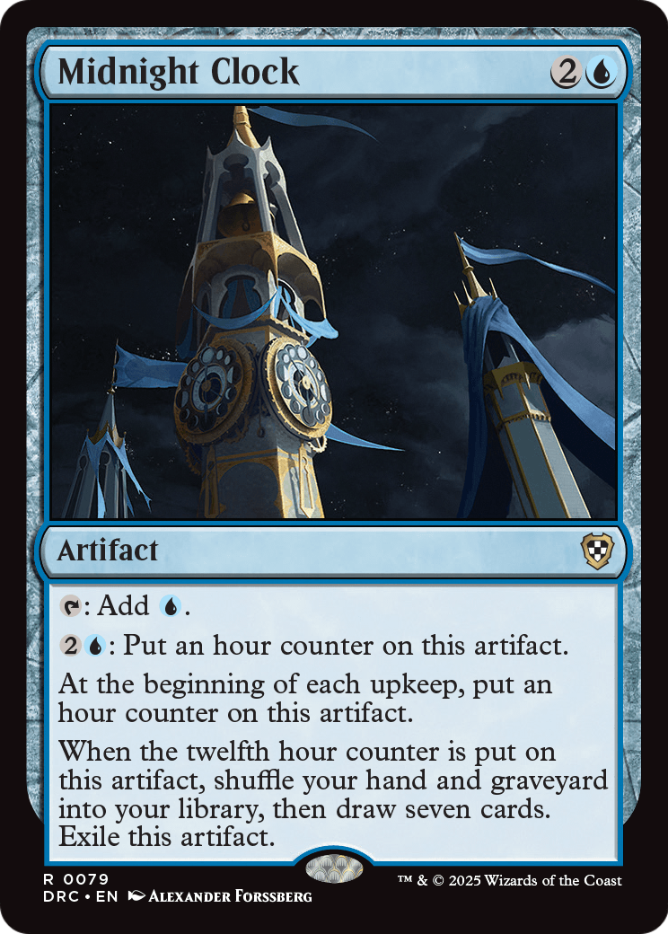 Midnight Clock (DRC-079) [Commander: Aetherdrift]