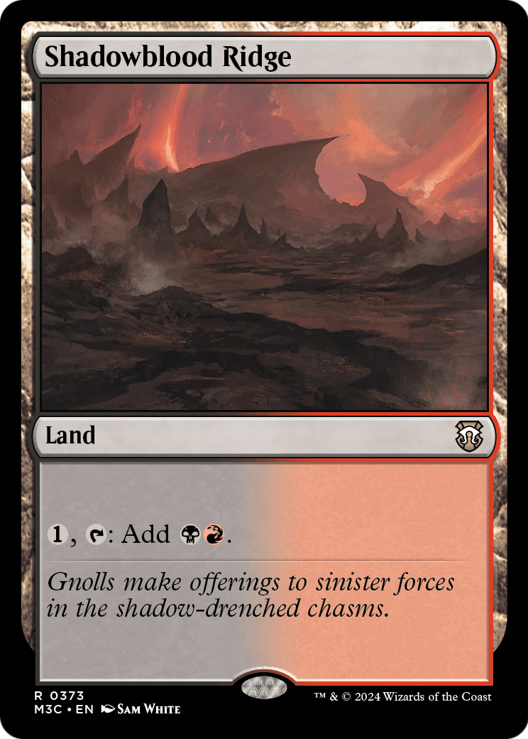Shadowblood Ridge (M3C-373) [Modern Horizons 3 Commander]