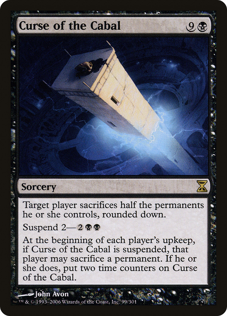 Curse of the Cabal (TSP-099) [Time Spiral] Foil