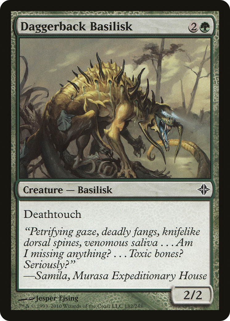 Daggerback Basilisk (ROE-182) [Rise of the Eldrazi]