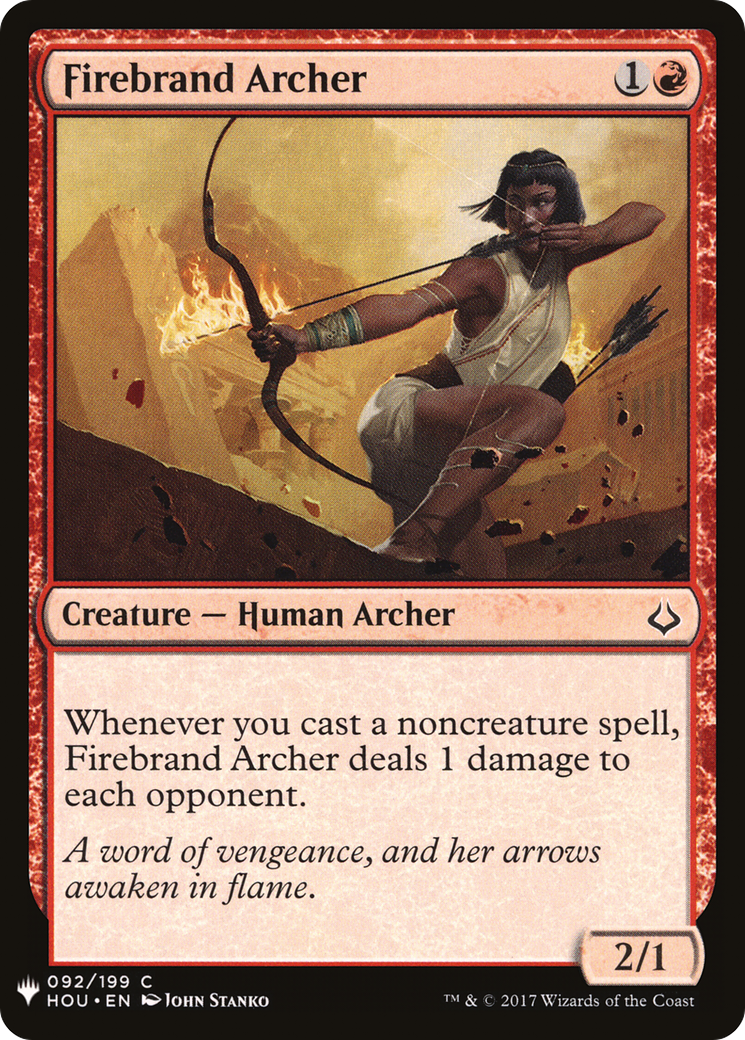 Firebrand Archer (LIST-HOU-92) [The List]