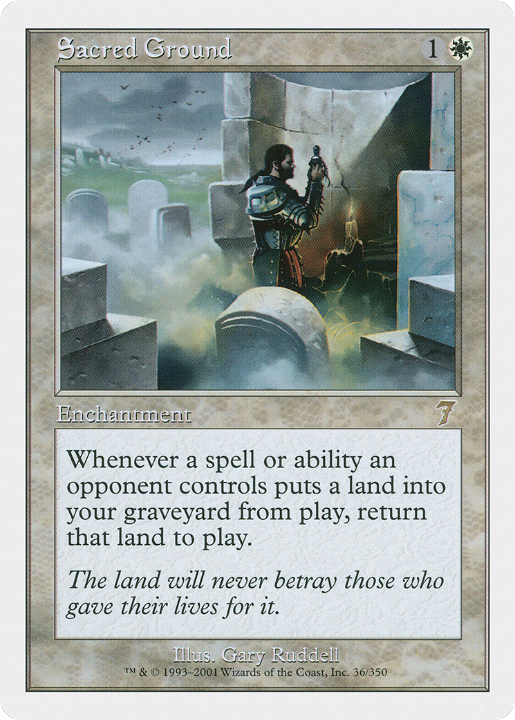 Sacred Ground (7ED-036) [7th Edition]