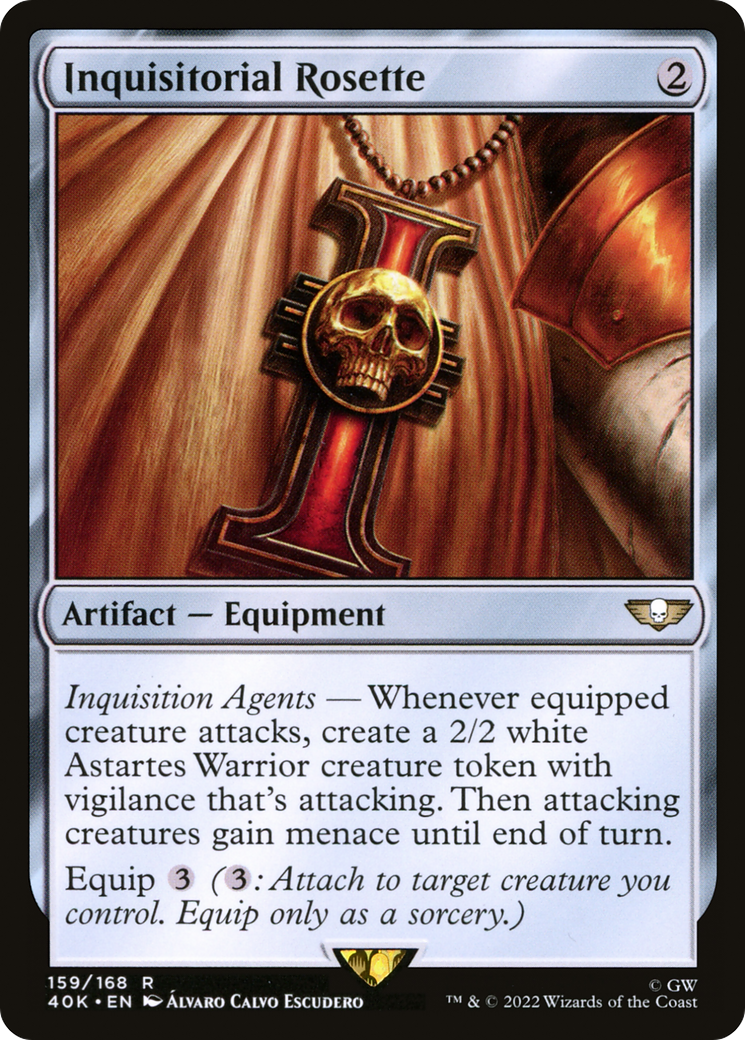 Inquisitorial Rosette (40K-159) [Warhammer 40,000 Commander]