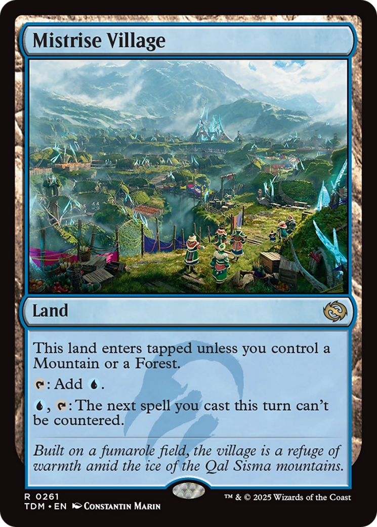Mistrise Village (TDM-261) [Tarkir: Dragonstorm]