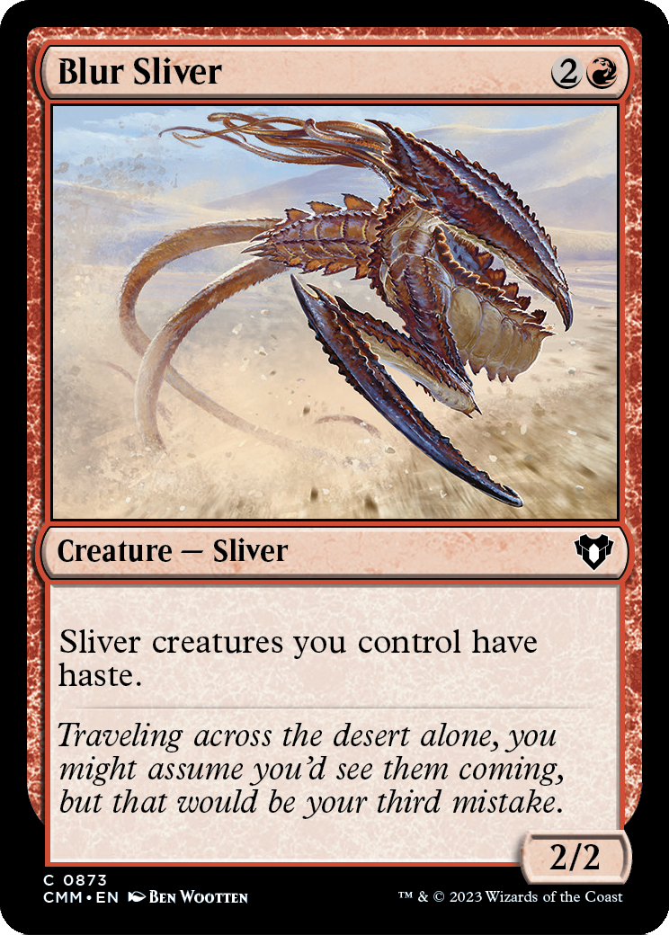 Blur Sliver (CMM-873) [Commander Masters]