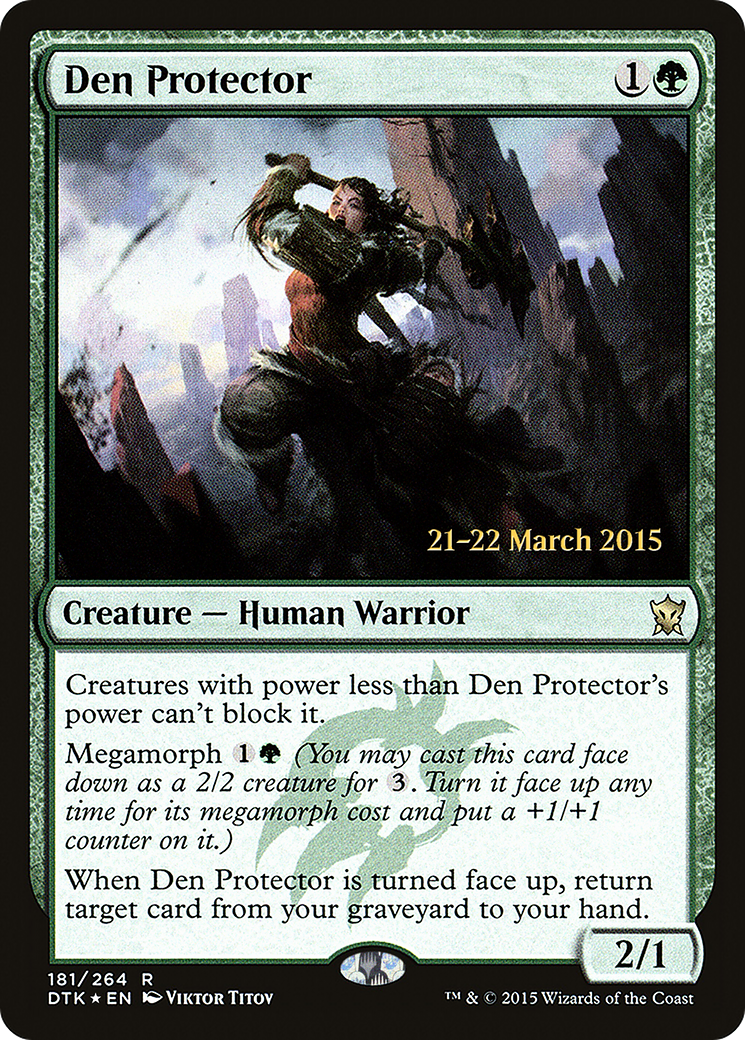 Den Protector (PRE-181S) [Dragons of Tarkir Promos] Foil