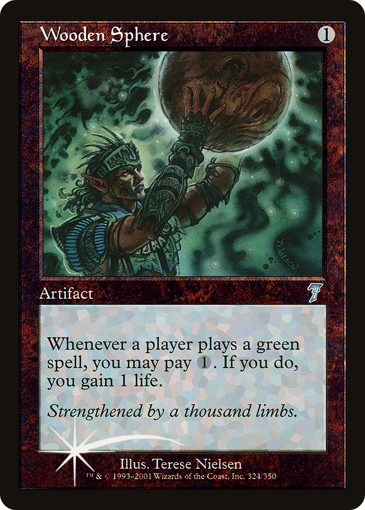 Wooden Sphere (7ED-324★) [7th Edition] Foil
