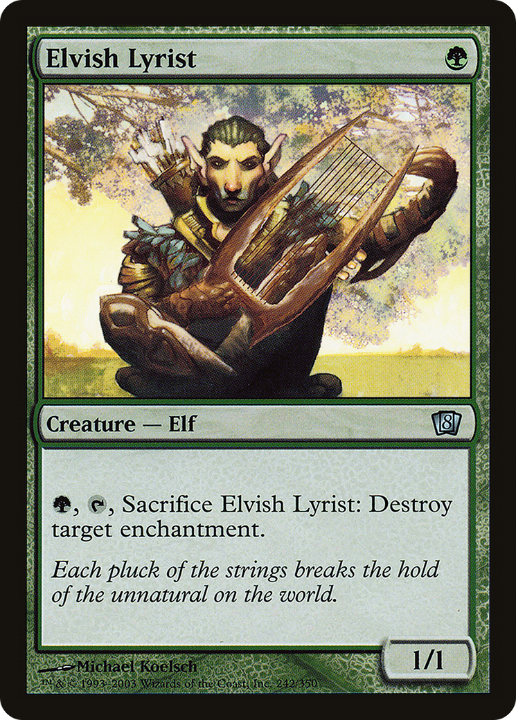 Elvish Lyrist (8ED-242) [8th Edition]