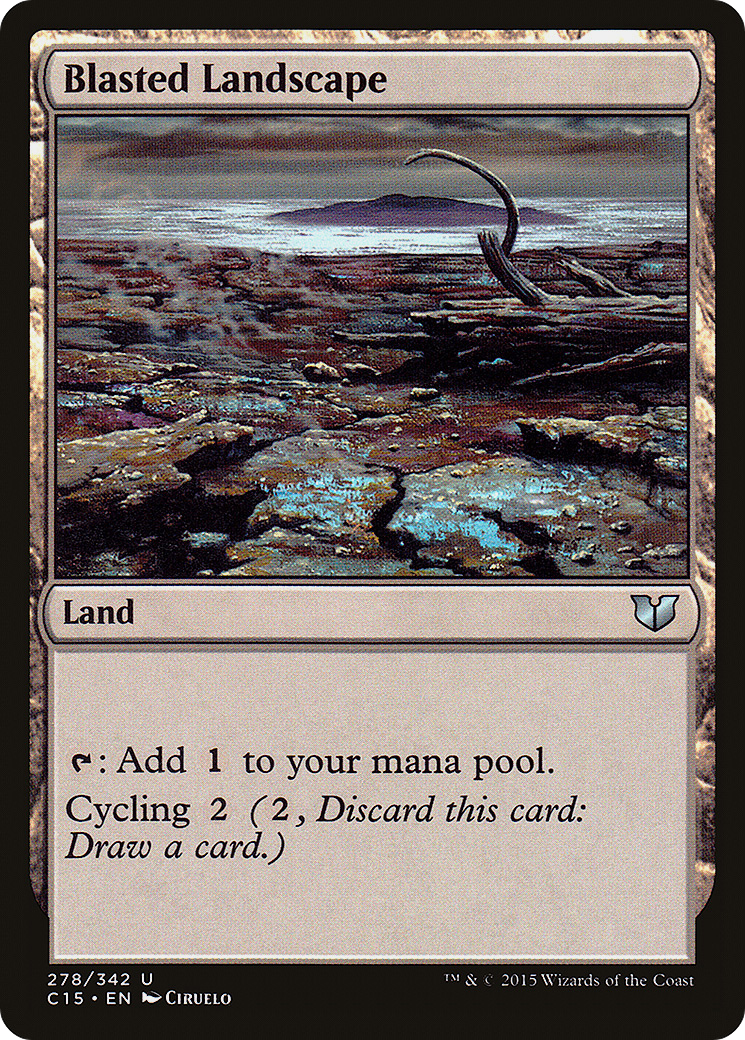 Blasted Landscape (C15-278) [Commander 2015]
