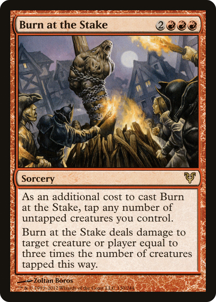 Burn at the Stake (AVR-130) [Avacyn Restored] Foil