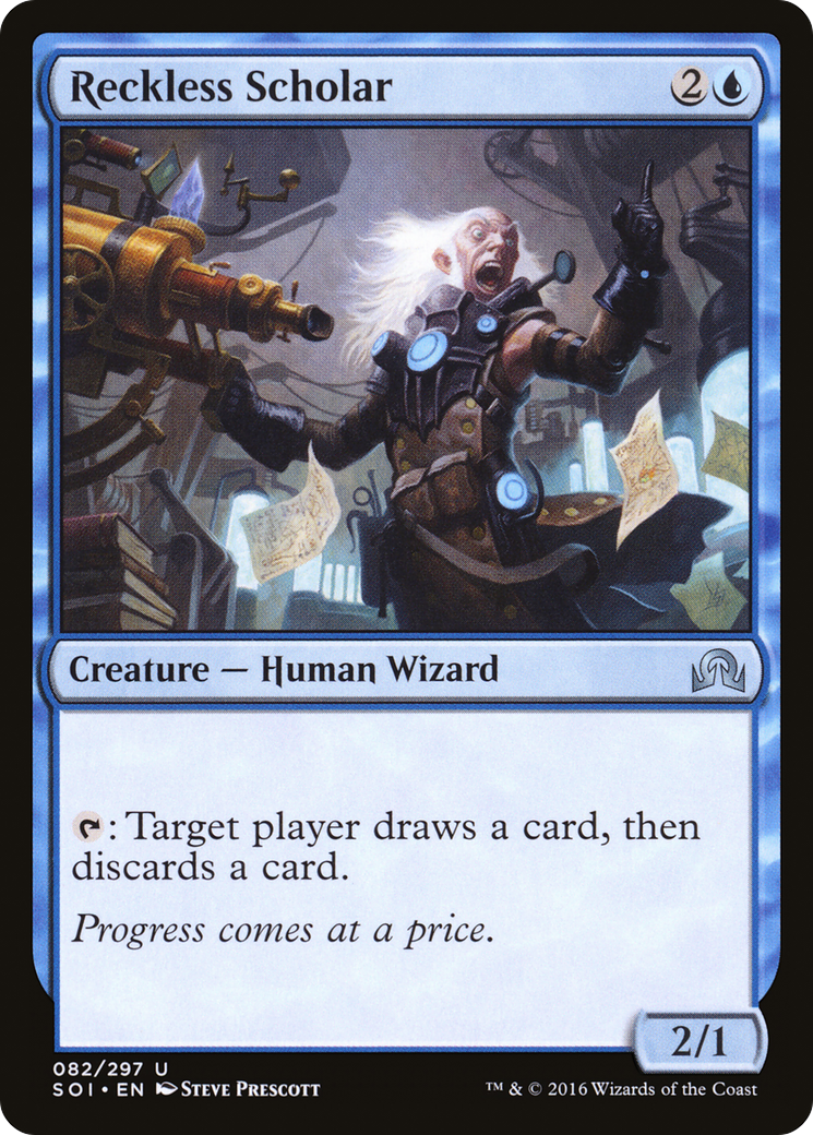 Reckless Scholar (SOI-082) [Shadows over Innistrad] Foil