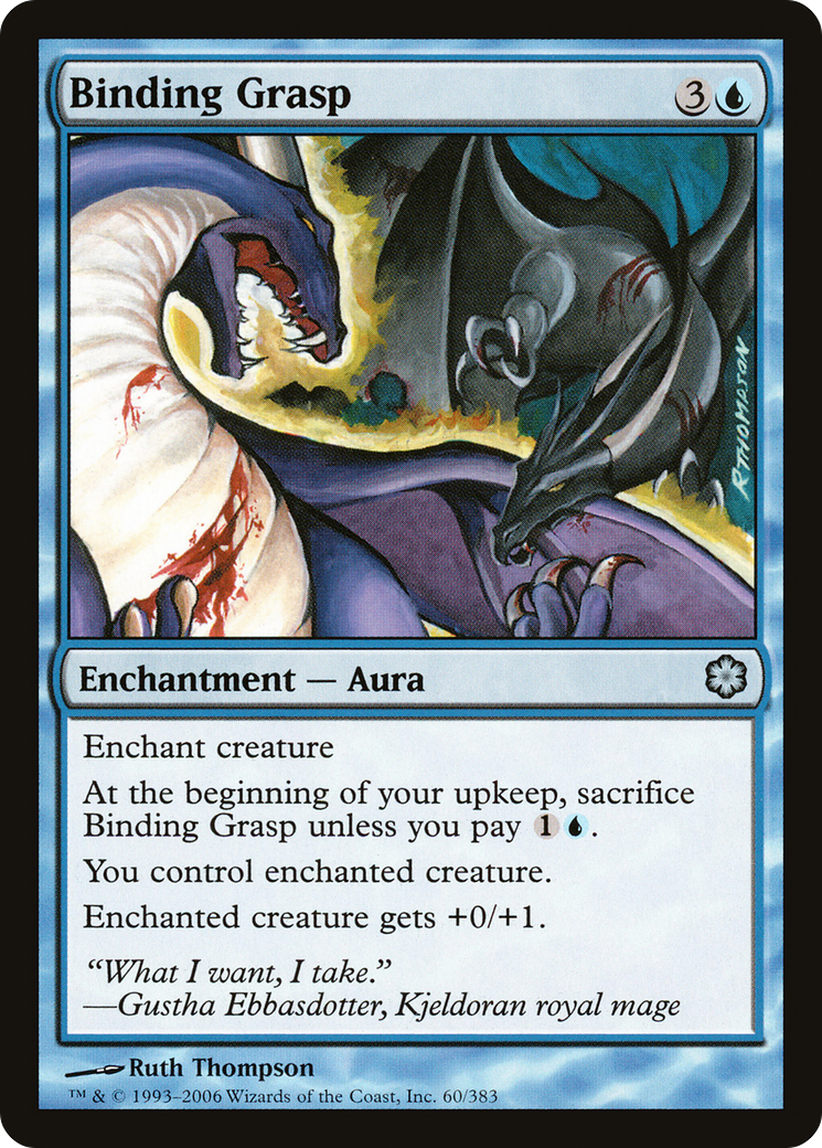 Binding Grasp (CTD-060) [Coldsnap Theme Decks]
