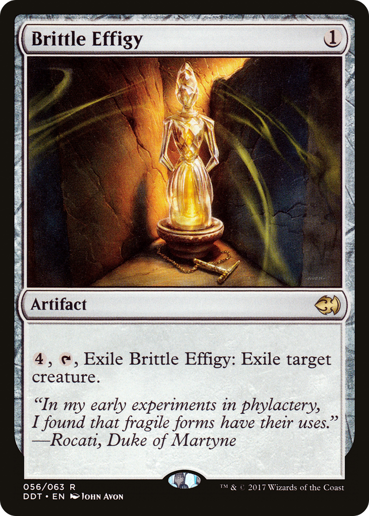 Brittle Effigy (DDT-056) [Duel Decks: Merfolk vs. Goblins]