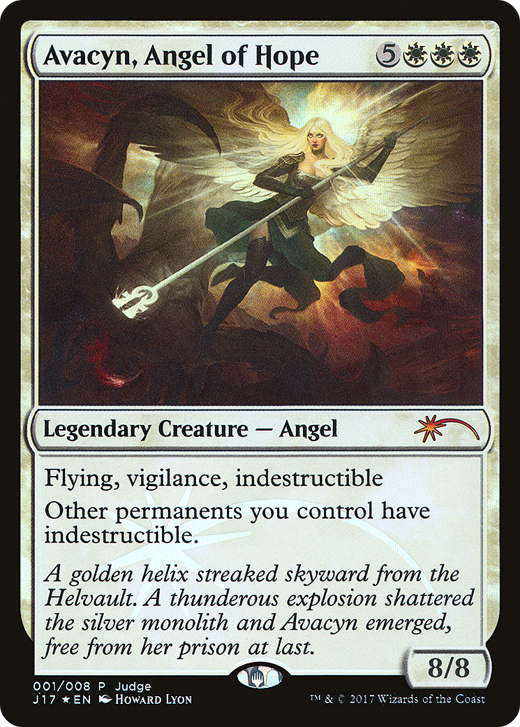 Avacyn, Angel of Hope (JDG-001) [Judge Gift Cards 2017] Foil