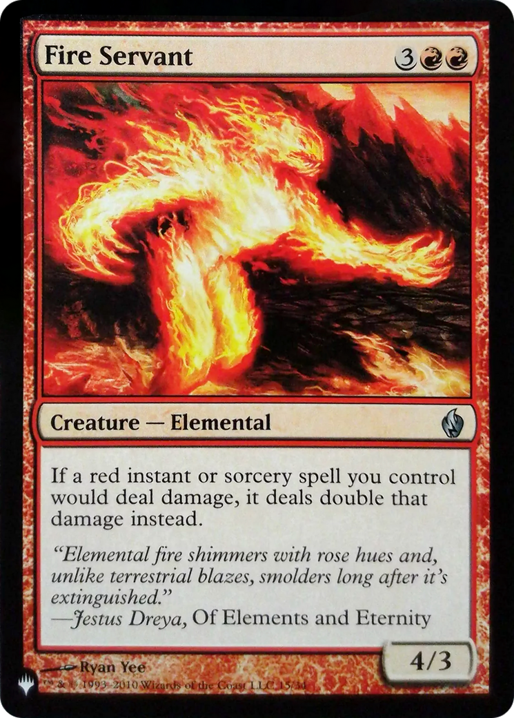 Fire Servant (LIST-PD2-15) [The List]