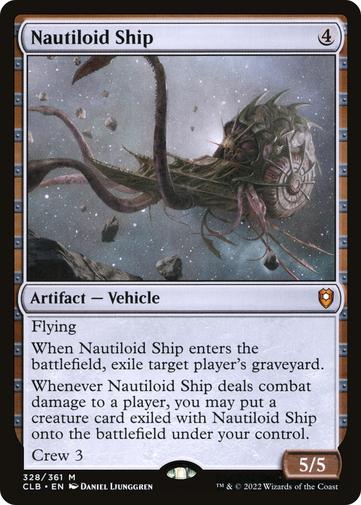 Nautiloid Ship (CLB-328) [Commander Legends: Battle for Baldur's Gate] Foil