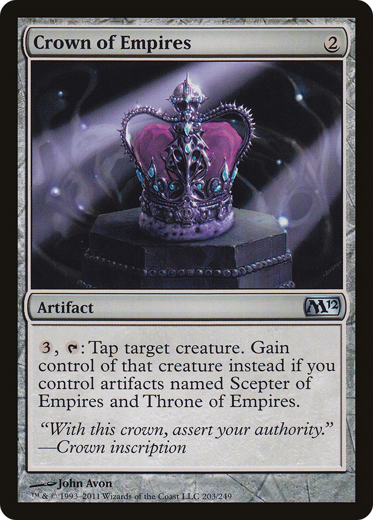 Crown of Empires (M12-203) [Magic 2012] Foil