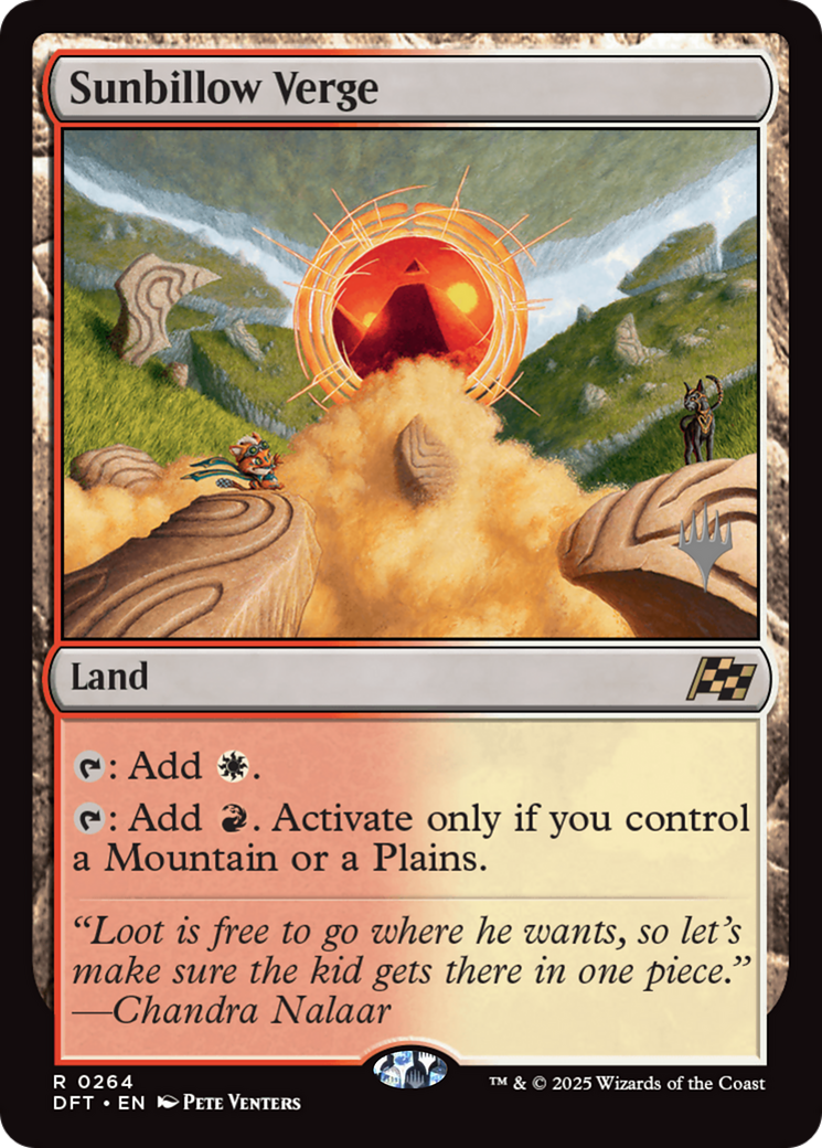 Sunbillow Verge (PPDFT-264) [Promo Pack: Aetherdrift] Foil