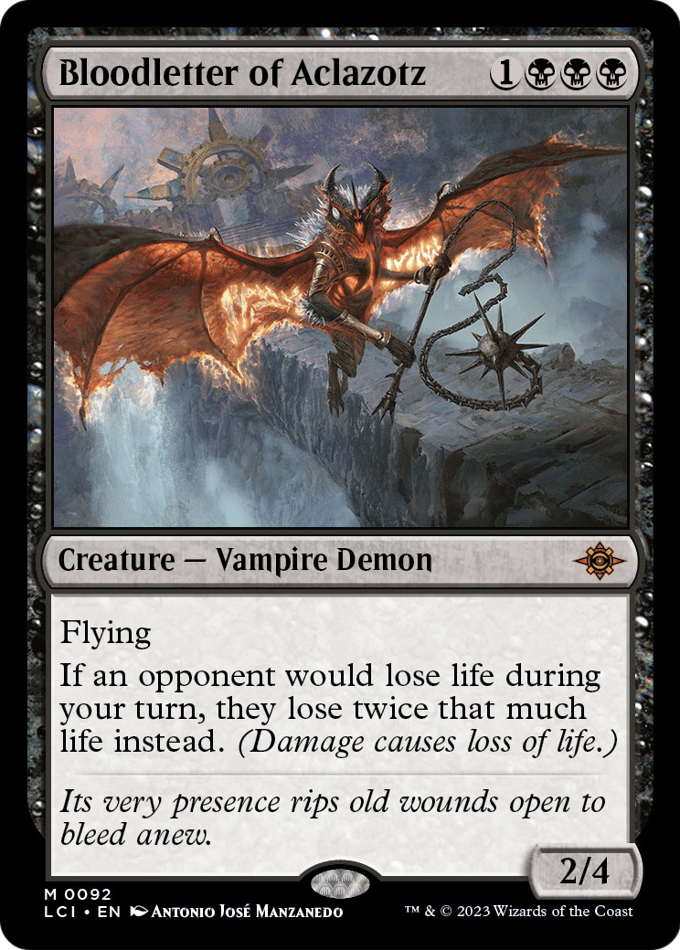 Bloodletter of Aclazotz (LCI-092) [The Lost Caverns of Ixalan] Foil
