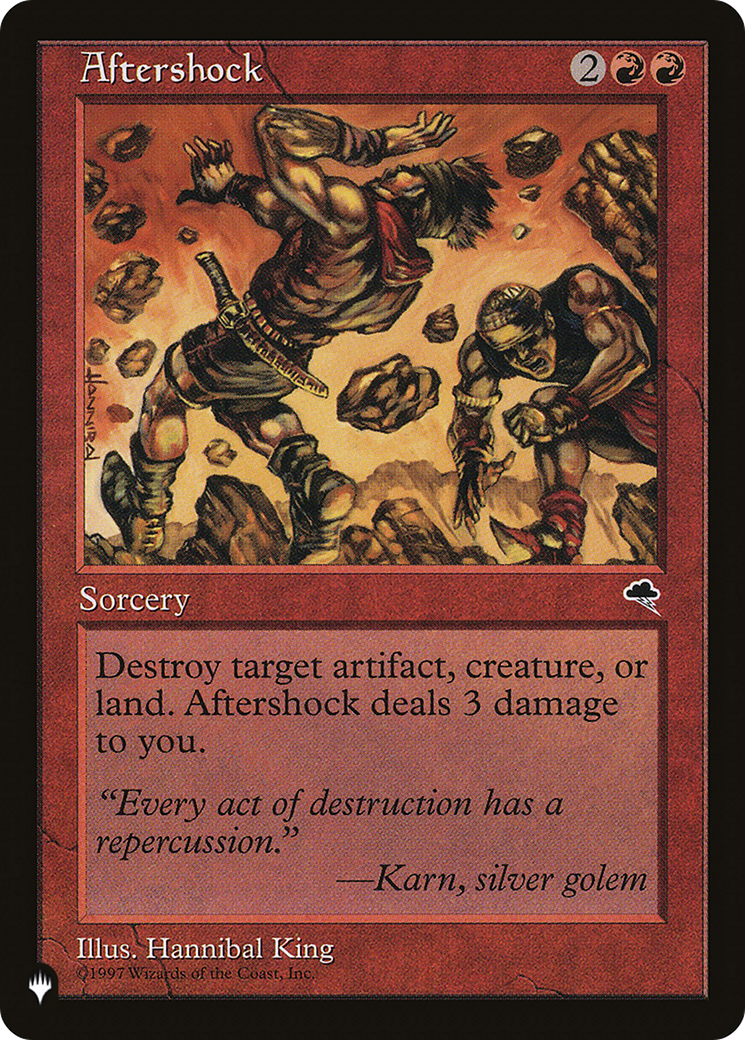 Aftershock (LIST-TMP-160) [The List]