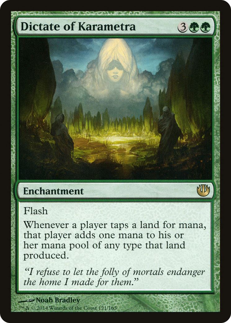 Dictate of Karametra (JOU-121) [Journey into Nyx] Foil