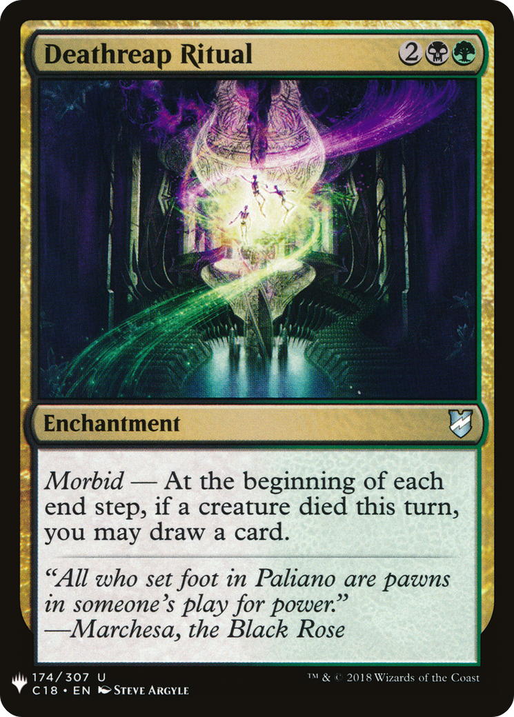 Deathreap Ritual (LIST-C18-174) [The List]