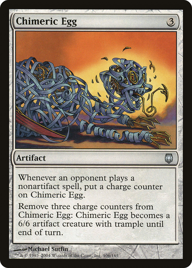 Chimeric Egg (DST-106) [Darksteel] Foil