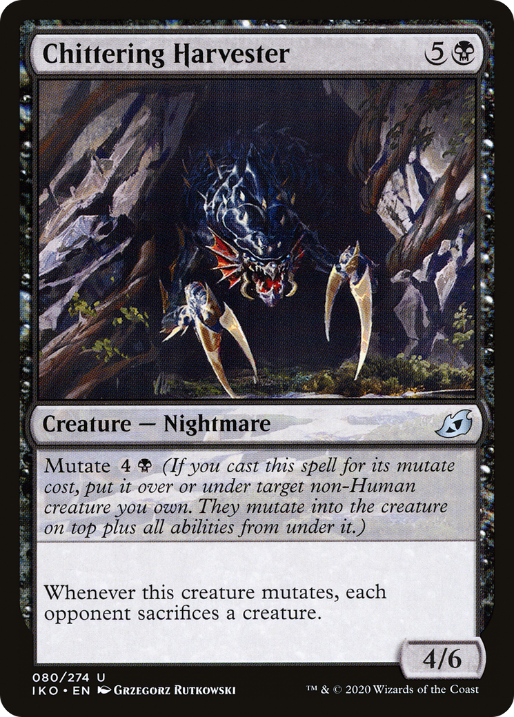 Chittering Harvester (IKO-080) [Ikoria: Lair of Behemoths] Foil