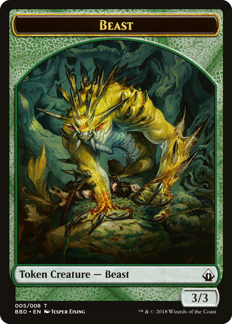 Beast Token (BBD-005) [Battlebond Tokens]