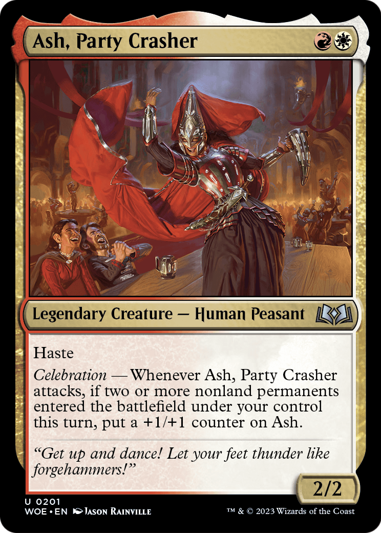 Ash, Party Crasher (WOE-201) [Wilds of Eldraine]