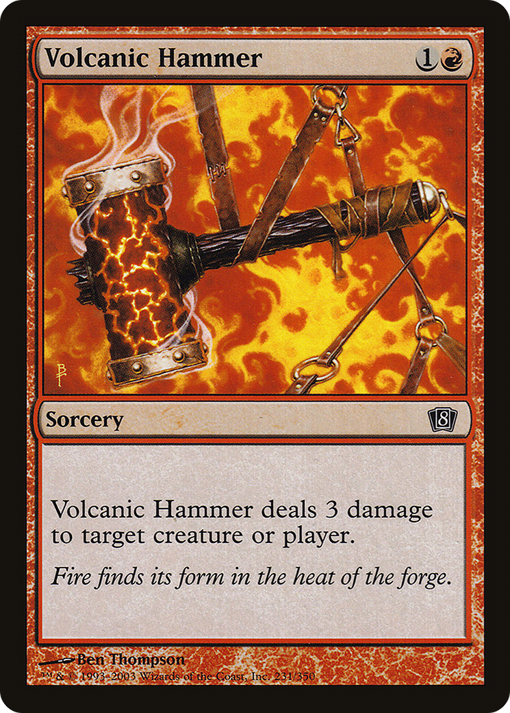 Volcanic Hammer (8ED-231) [8th Edition]