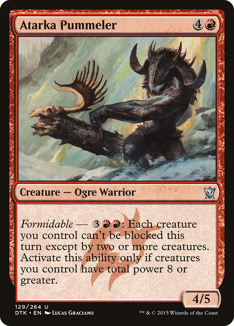 Atarka Pummeler (DTK-129) [Dragons of Tarkir]