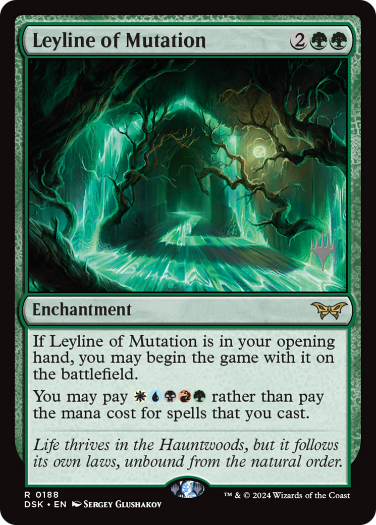Leyline of Mutation (PPDSK-188) [Promo Pack: Duskmourn: House of Horror Promos]