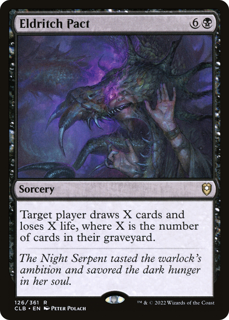 Eldritch Pact (CLB-126) [Commander Legends: Battle for Baldur's Gate] Foil