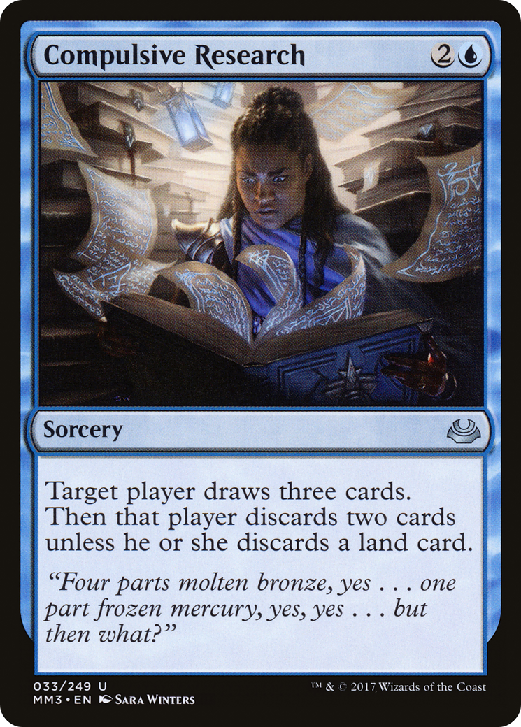 Compulsive Research (MM3-033) [Modern Masters 2017]