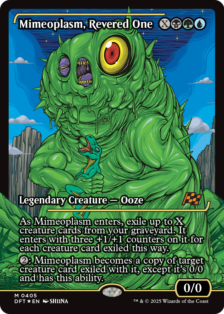 Mimeoplasm, Revered One (Showcase) (DFT-405) [Aetherdrift] Foil