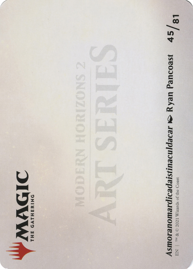 Asmoranomardicadaistinaculdacar // Asmoranomardicadaistinaculdacar (AMH2-045) (Borderless) [Modern Horizons 2 Art Series] Foil