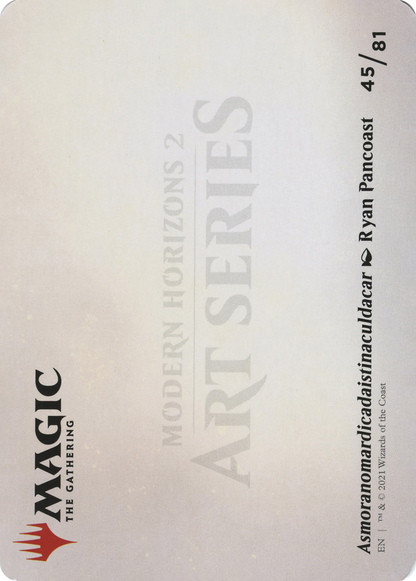 Asmoranomardicadaistinaculdacar // Asmoranomardicadaistinaculdacar (AMH2-045) (Borderless) [Modern Horizons 2 Art Series] Foil