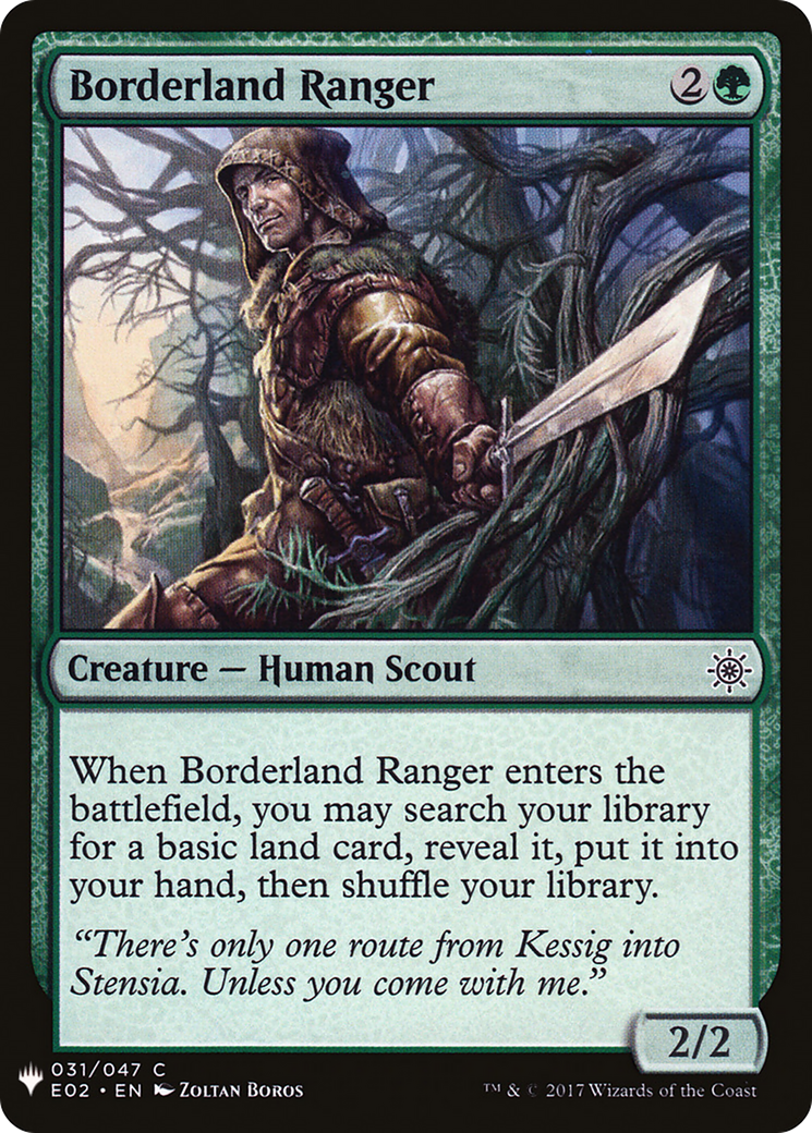 Borderland Ranger (LIST-E02-31) [The List]