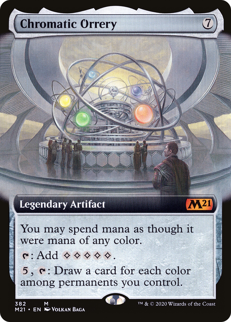 Chromatic Orrery (Extended Art) (M21-382) [Core Set 2021]