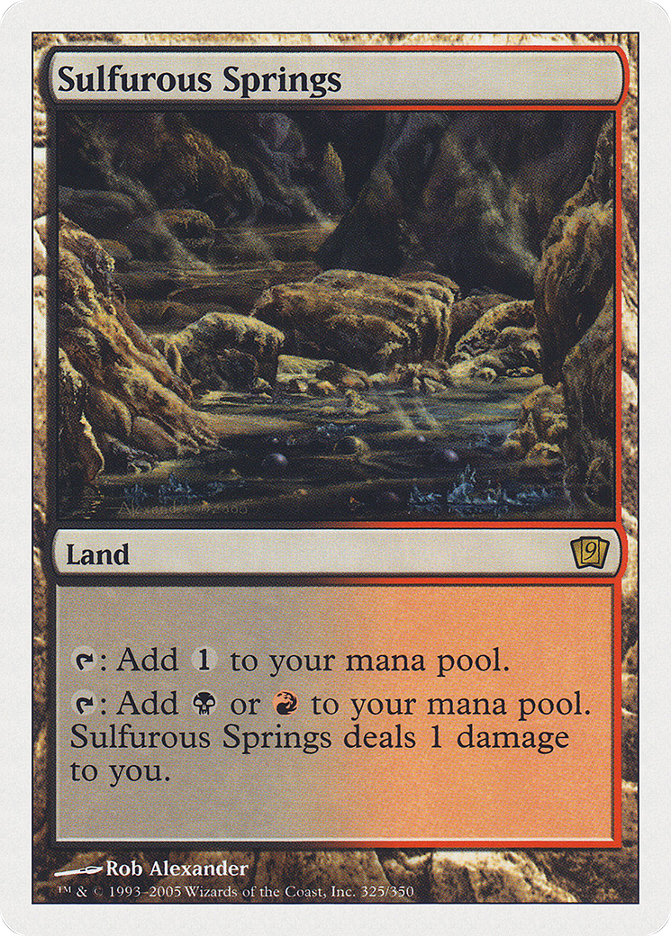 Sulfurous Springs (9ED-325) [9th Edition] Foil