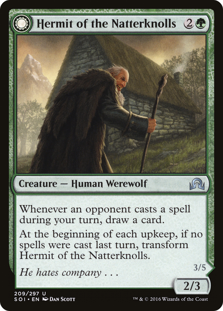 Hermit of the Natterknolls (SOI-209) [Shadows over Innistrad]
