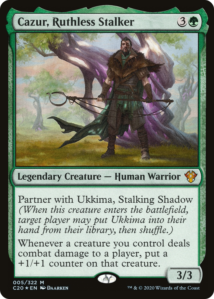 Cazur, Ruthless Stalker (C20-005) [Commander 2020]