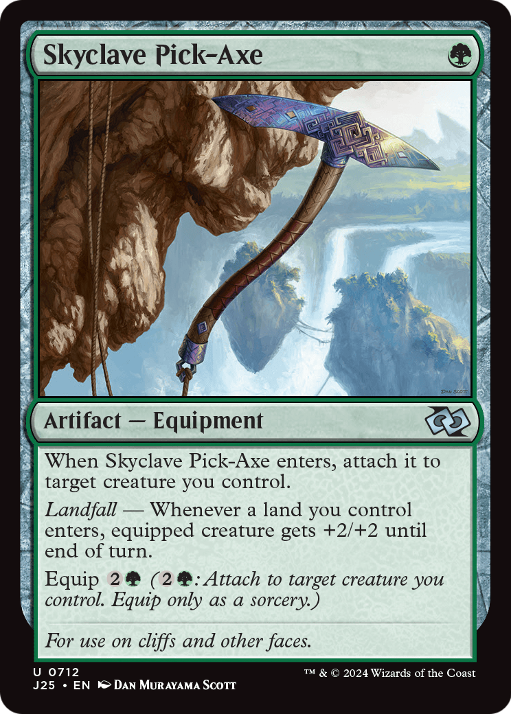 Skyclave Pick-Axe (J25-712) [Foundations Jumpstart]