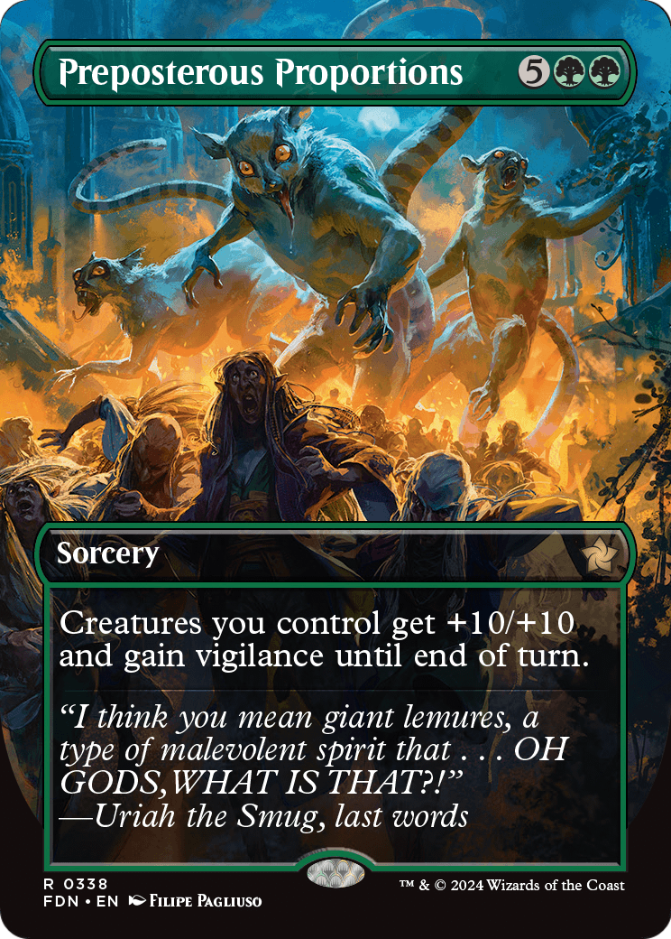 Preposterous Proportions (Borderless) (FDN-338) [Foundations] Foil
