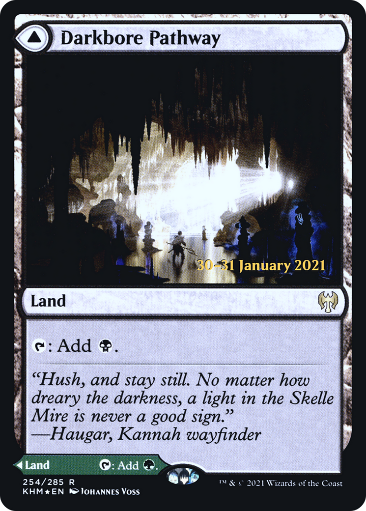 Darkbore Pathway (PRE-254S) [Kaldheim Promos] Foil