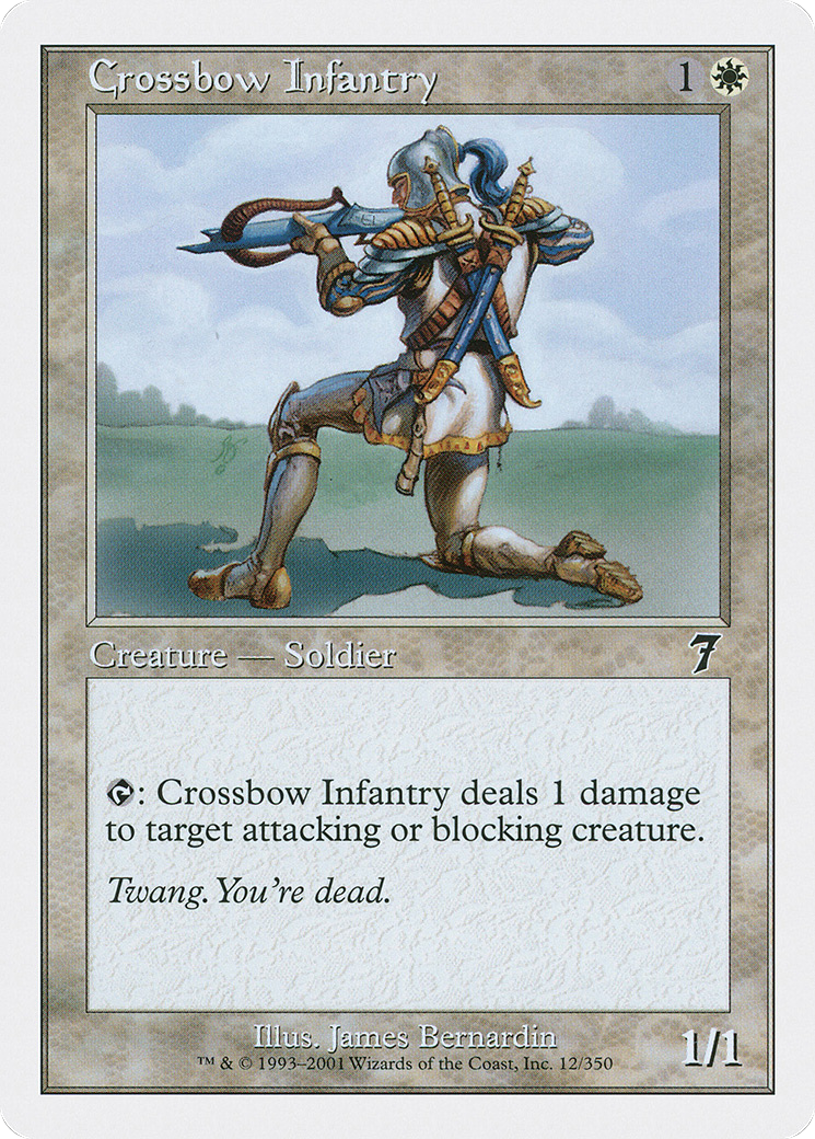 Crossbow Infantry (7ED-012) [7th Edition]