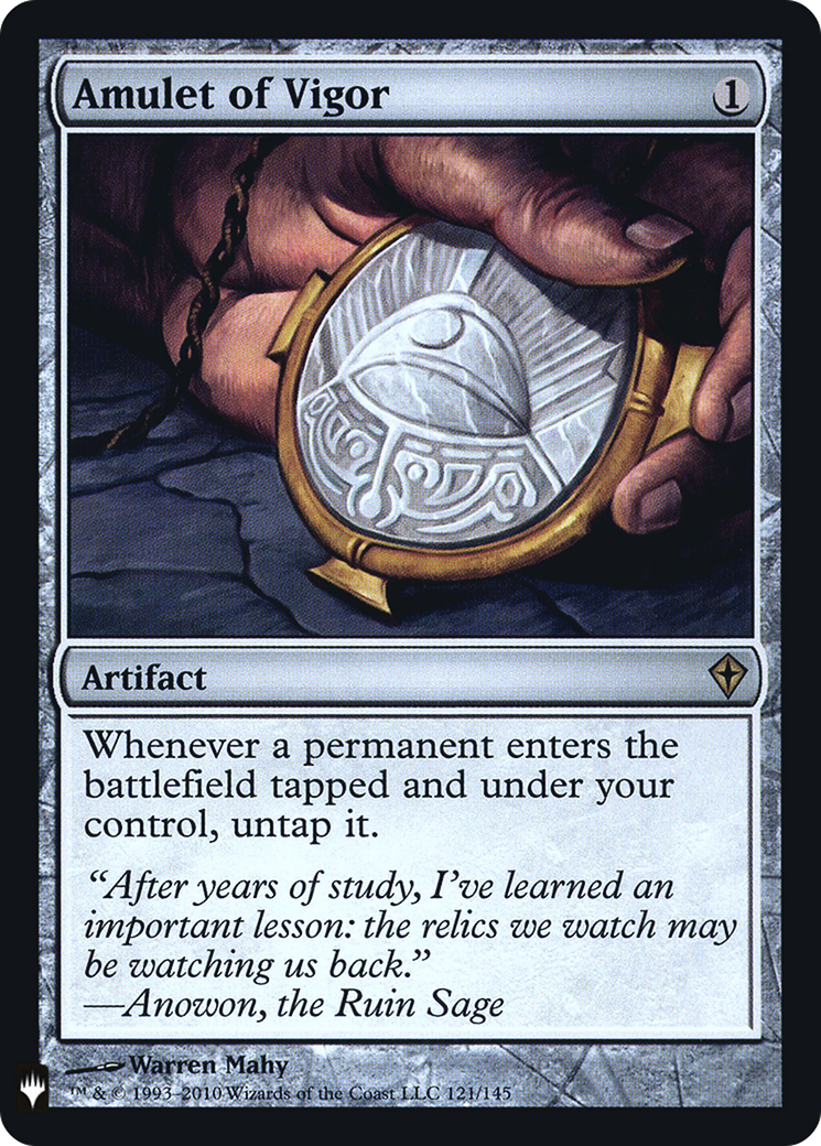 Amulet of Vigor (LIST-WWK-121) [The List] Foil
