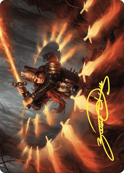 Heartflame Duelist // Heartflame Duelist (AWOE-038) (Borderless) [Wilds of Eldraine Art Series]